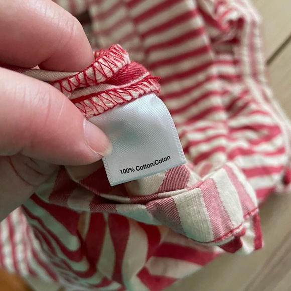 Kimchi & Blue cute red and white striped skirt button placket 12 Anthropologie - Picture 10 of 10
